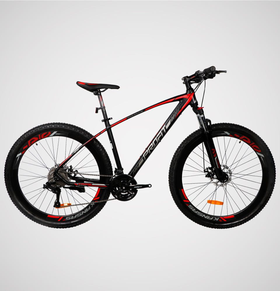 Bicicleta de montana kansas negro rojo